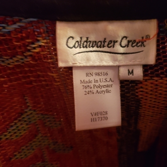 COLDWATER Creek  Vintage vest size medium - Picture 5 of 6